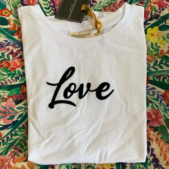 Christian Siriano Tops - *NWT* Christian Siriano ‘Love’ Tee Shirt